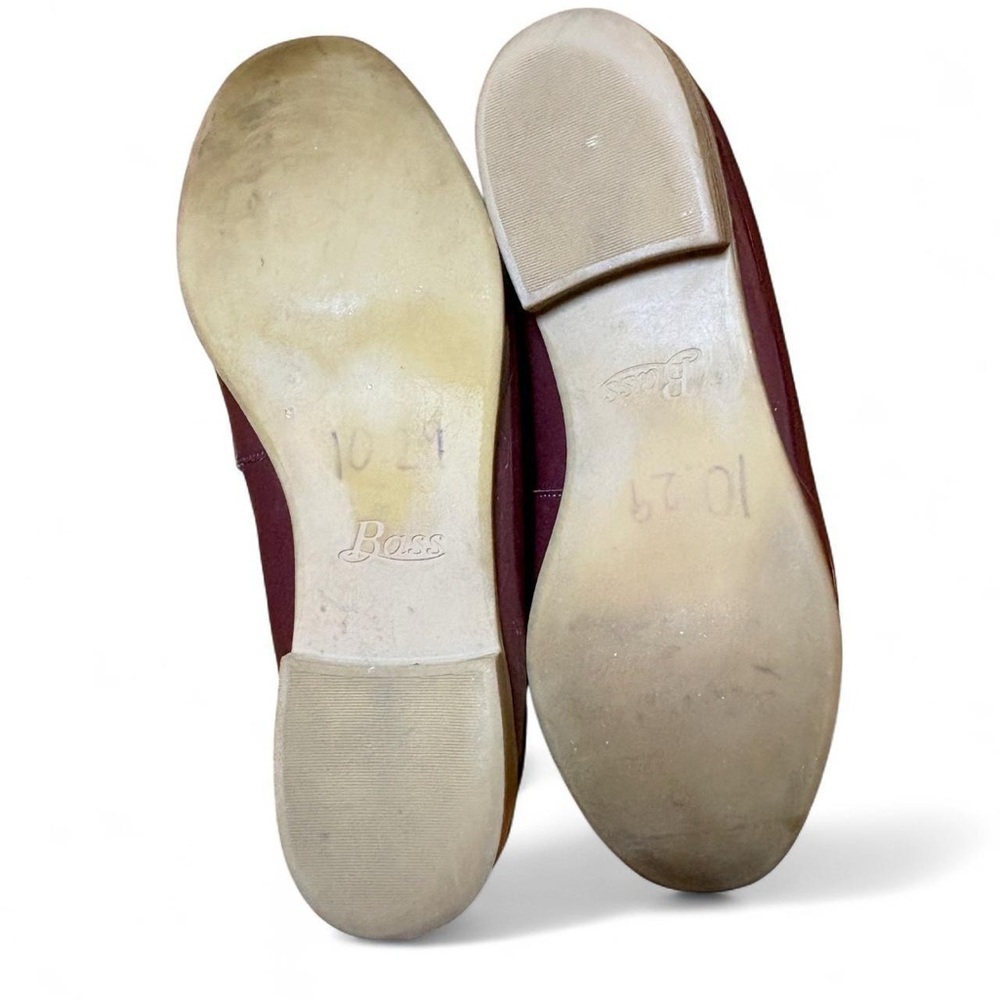 G.H. Bass & Co. Vintage Noelle Patent Leather Burgundy Tassel Loafers - Picture 7 of 7